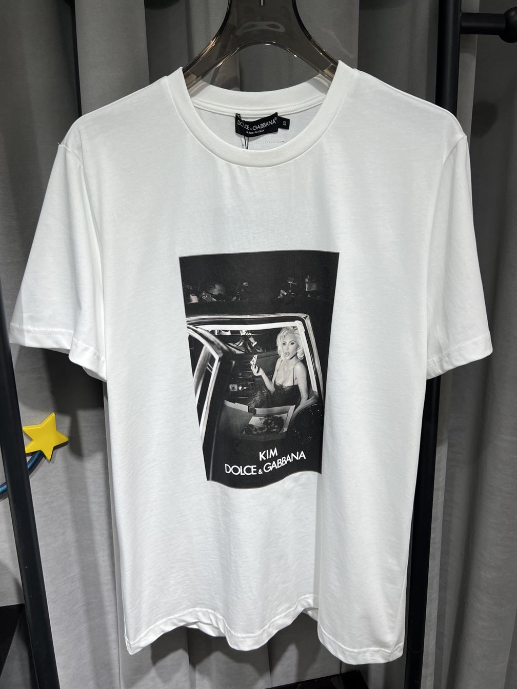 DOLCE & GABBANA CIAO KIM PIZZA-PRINT T-SHIRT - DT014