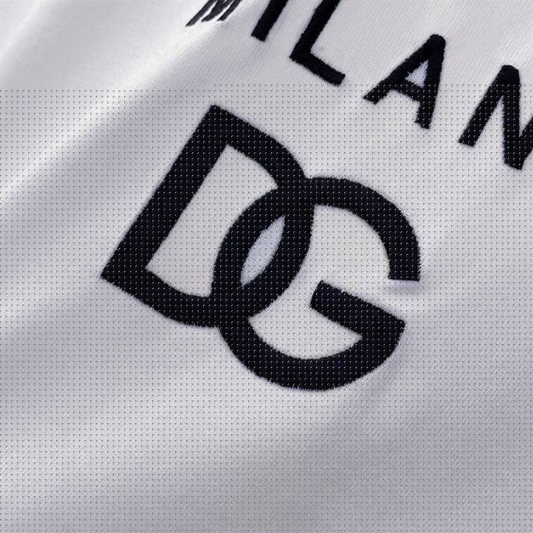 DOLCE & GABBANA COTTON T-SHIRT WITH DG EMBROIDERY - DT002