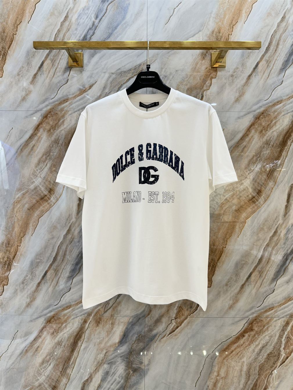 DOLCE & GABBANA COTTON T-SHIRT WITH PRINT - DT003