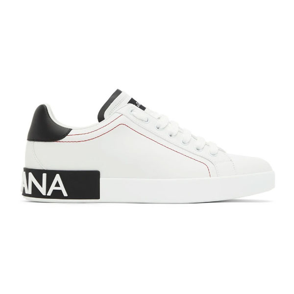 DOLCE & GABBANA WHITE PORTOFINO SNEAKERS – DG034