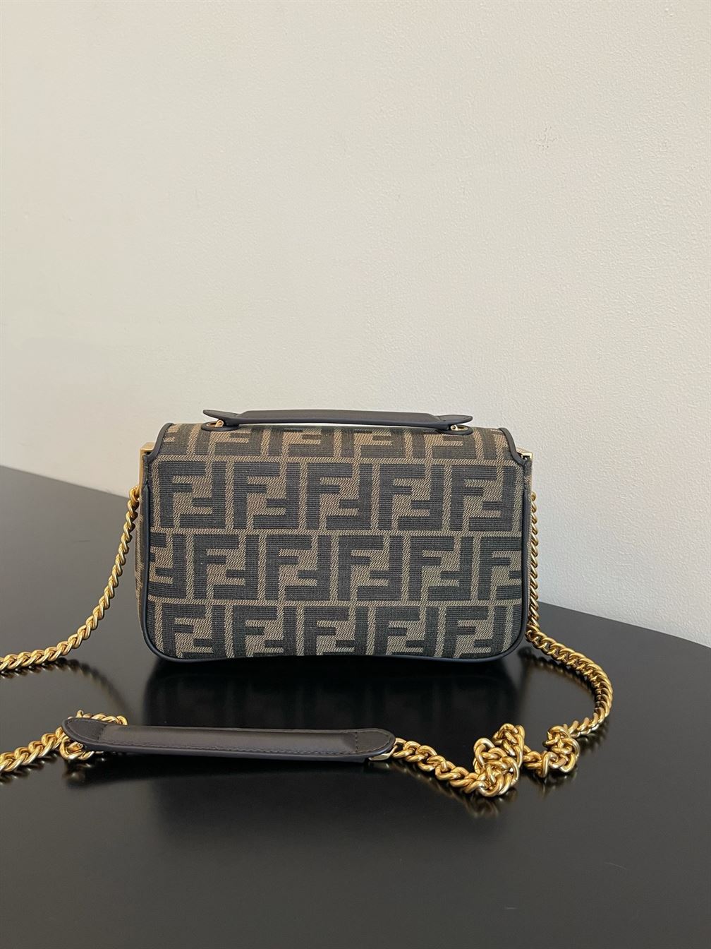 FENDI BAGUETTE CHAIN MIDI JACQUARD