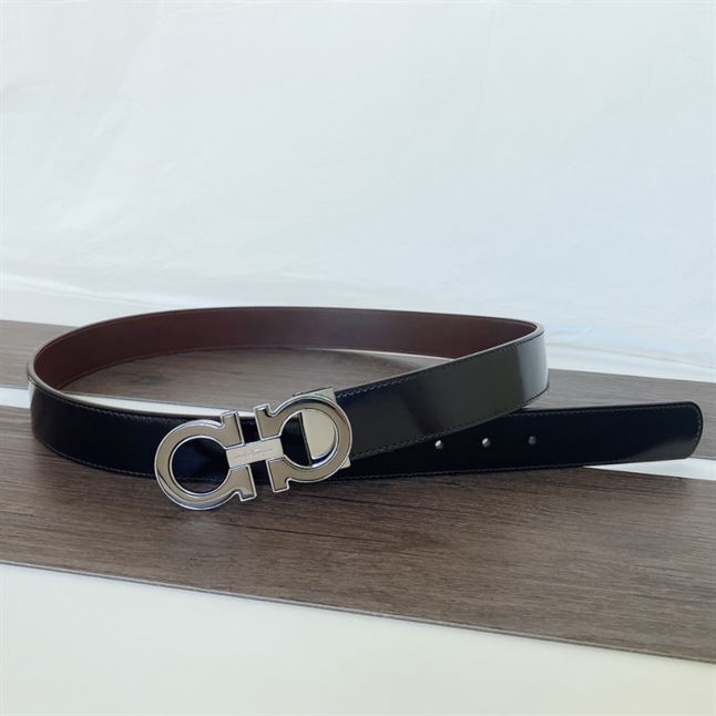 FERRAGAMO REVERSIBLE AND ADJUSTABLE GANCINI BELT - FB003
