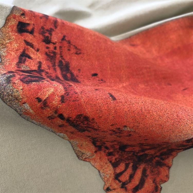 GIVENCHY SLIM FIT T-SHIRT IN JERSEY WITH CERAMIC PRINT IN LIGHT GREEN - GTS004