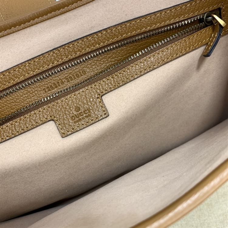 GUCCI APHRODITE MEDIUM SHOULDER BAG IN BROWN