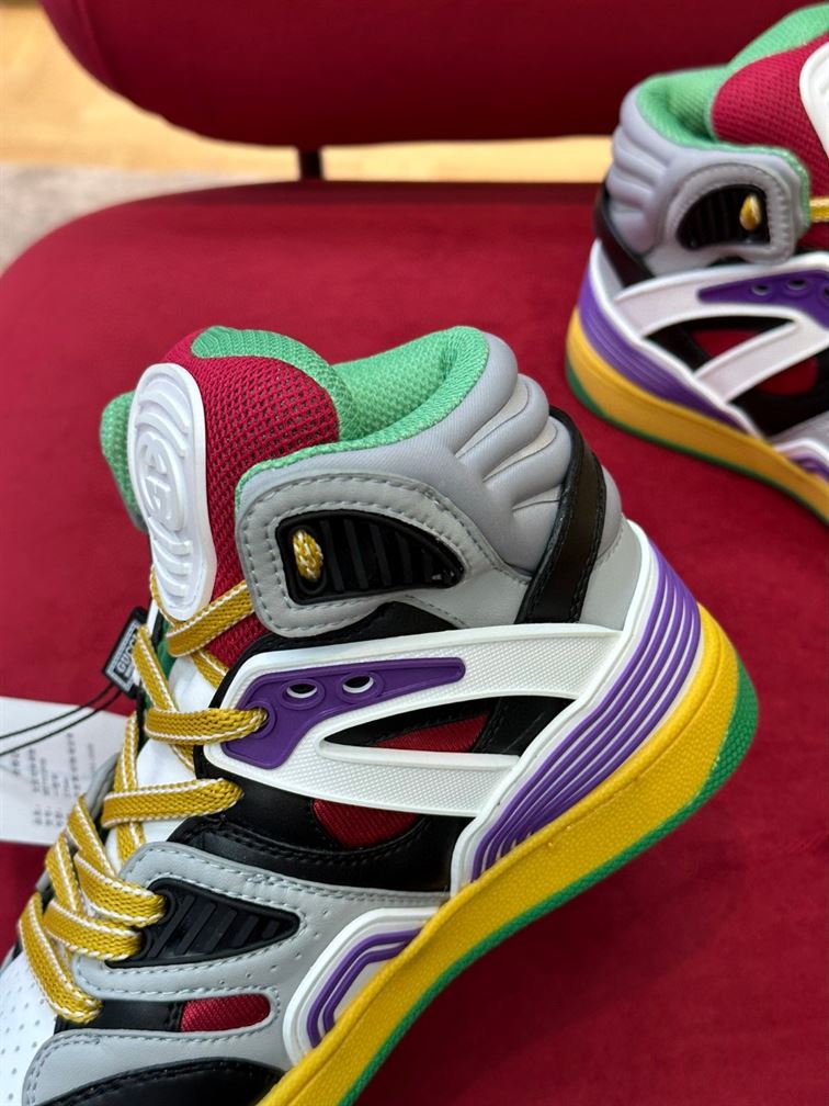 GUCCI BASKET HIGH-TOP SNEAKERS - GCC083