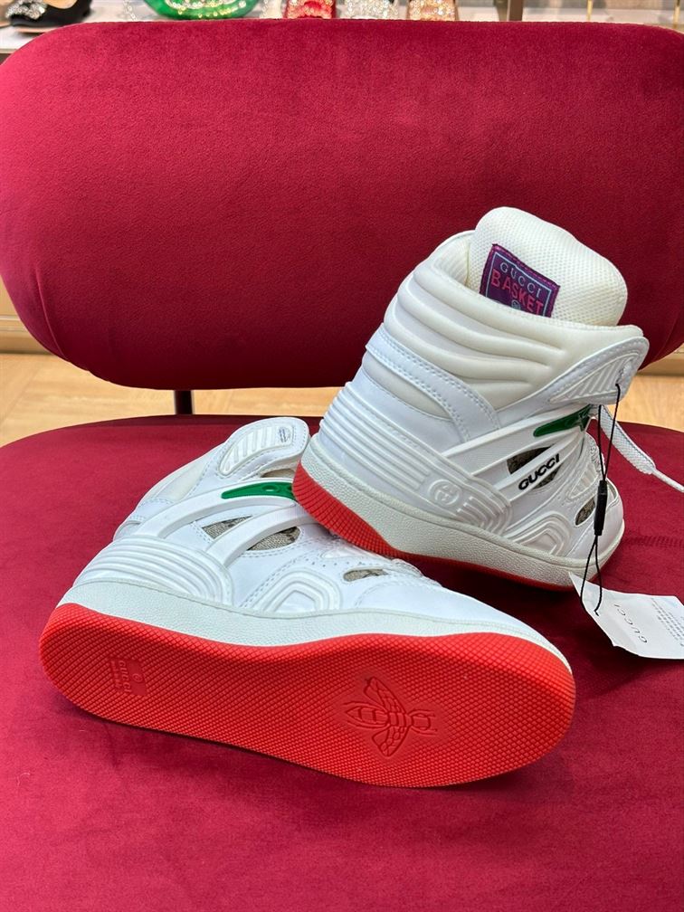 GUCCI BASKET HIGH-TOP SNEAKERS - GCC084
