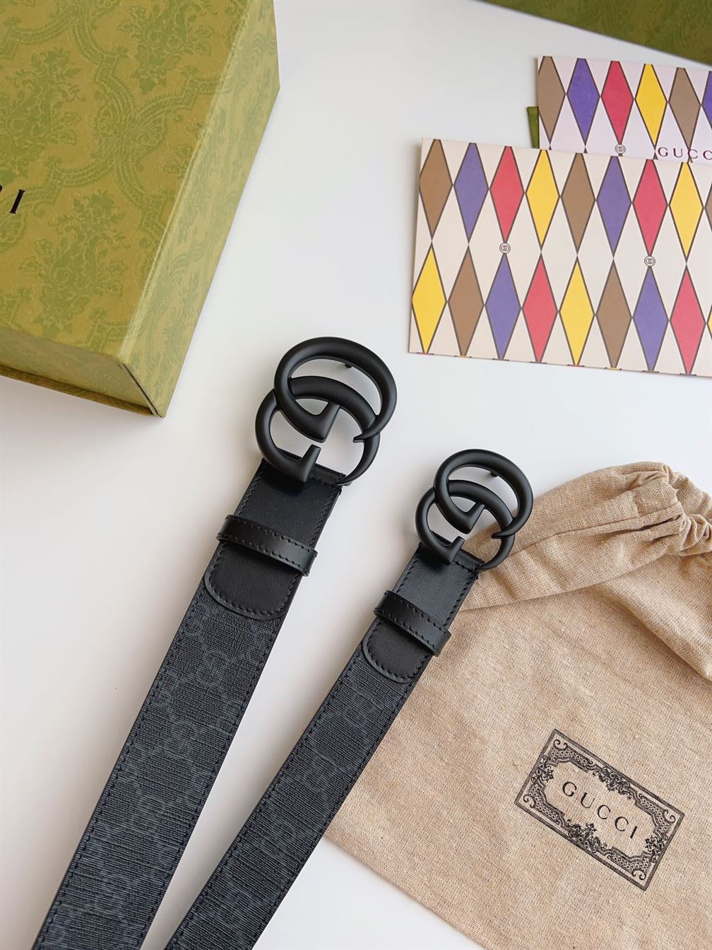 GUCCI BELT IN GG SUPREME FABRIC - GB029