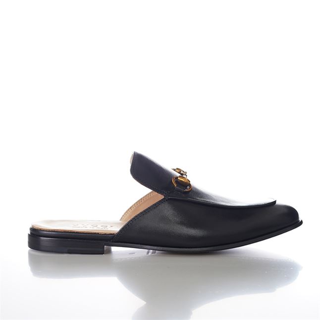 GUCCI BLACK PRINCETOWN SLIPPERS - GL041