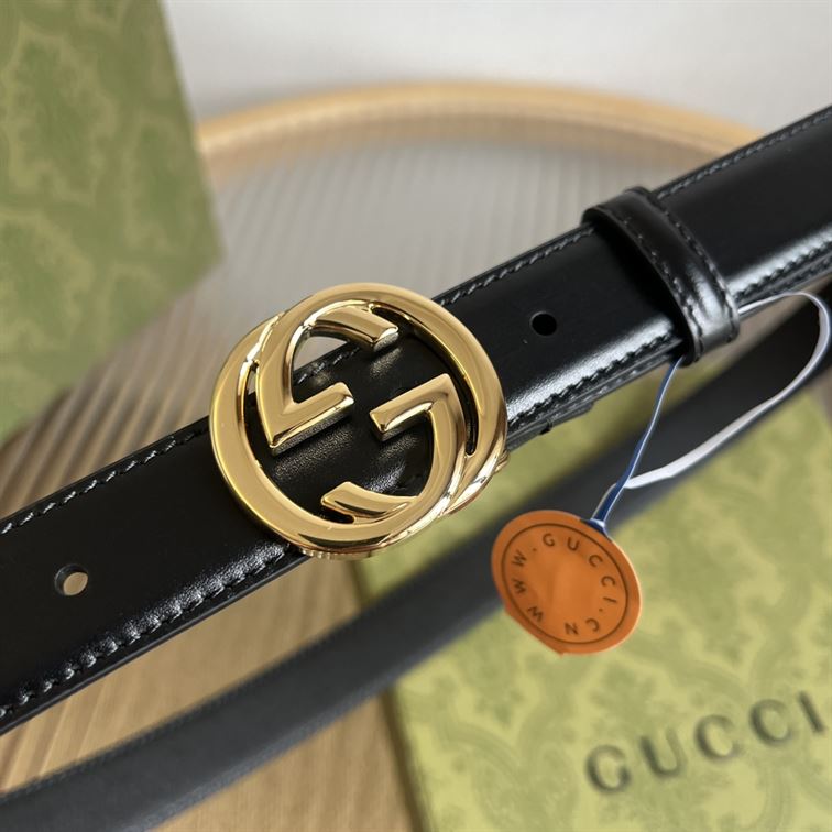 GUCCI BLONDIE BELT BLACK - GB047
