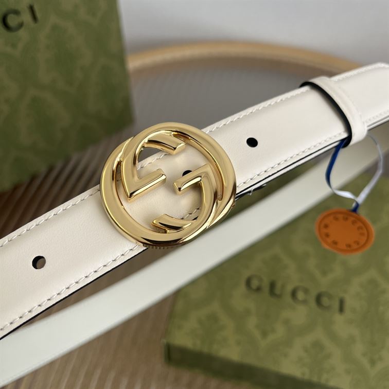 GUCCI BLONDIE BELT WHITE - GB046