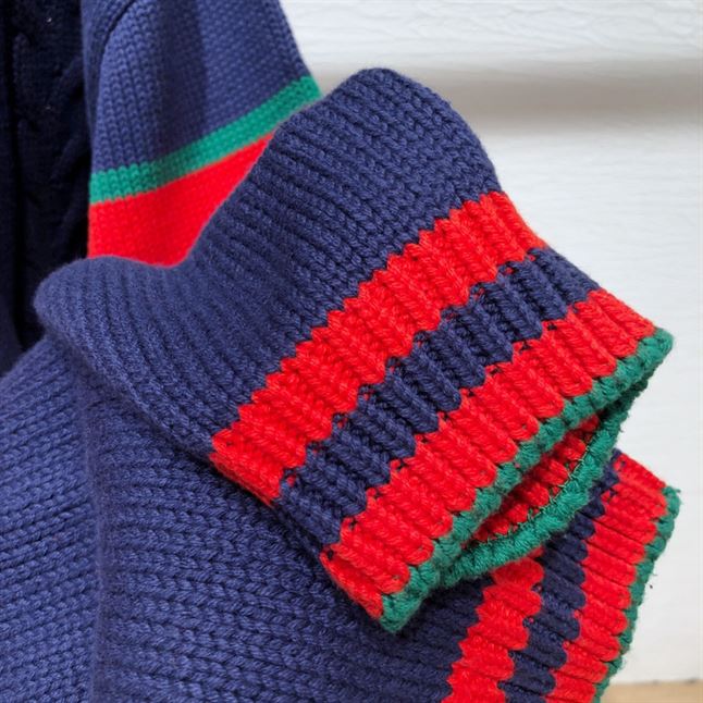 GUCCI CABLE KNIT CARDIGAN - GCK028