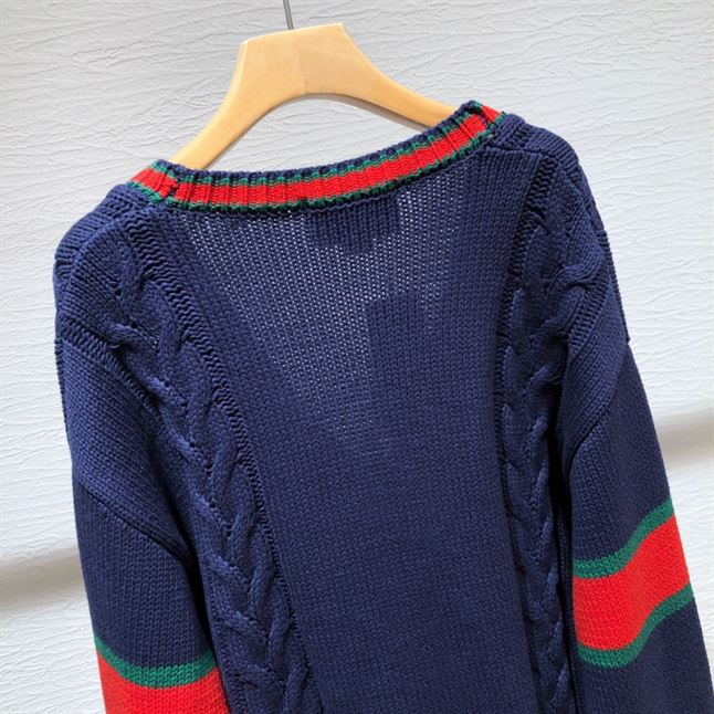 GUCCI CABLE KNIT CARDIGAN - GCK028