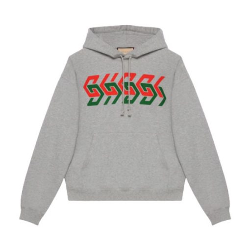 GUCCI CHAIN PRINT HOODED SWEATSHIRT - GCK023