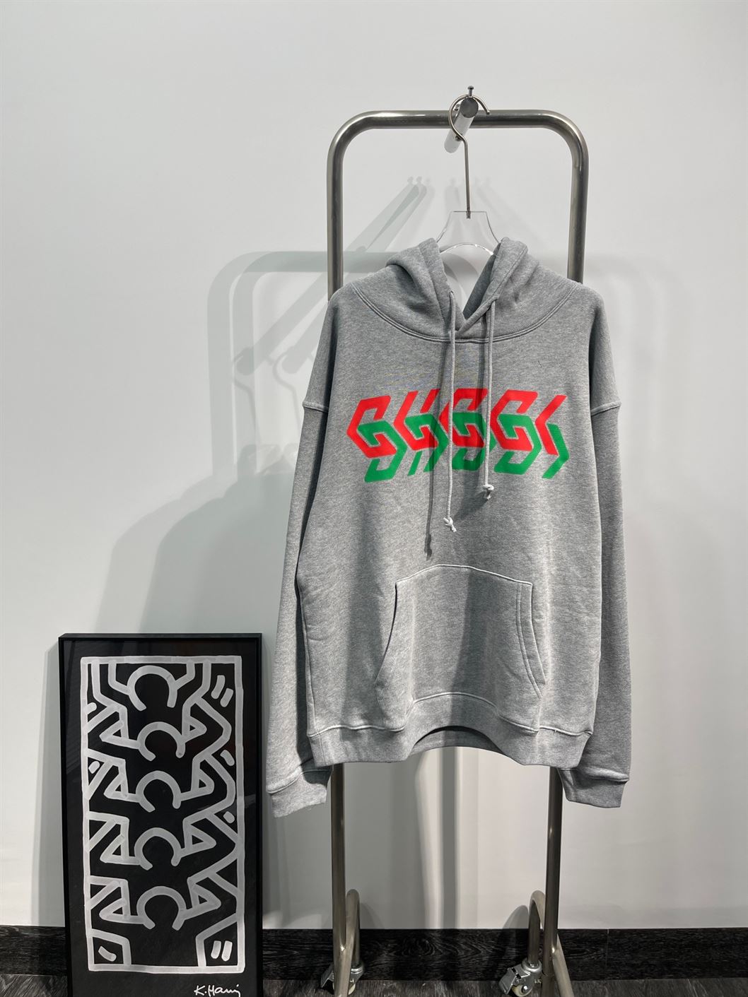 GUCCI CHAIN PRINT HOODED SWEATSHIRT - GCK023