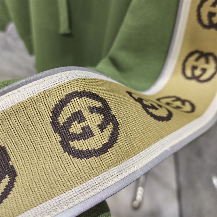 GUCCI COTTON JERSEY HOODED SWEATSHIRT - GCK017