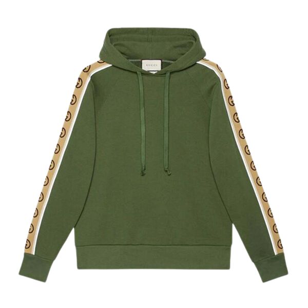GUCCI COTTON JERSEY HOODED SWEATSHIRT - GCK017