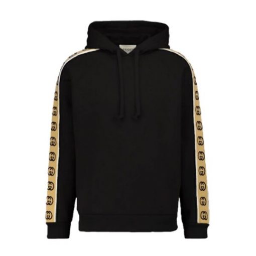 GUCCI COTTON JERSEY HOODED SWEATSHIRT - GCK018
