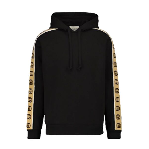 GUCCI COTTON JERSEY HOODED SWEATSHIRT - GCK018
