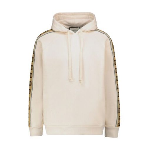 GUCCI COTTON JERSEY HOODED SWEATSHIRT - GCK019