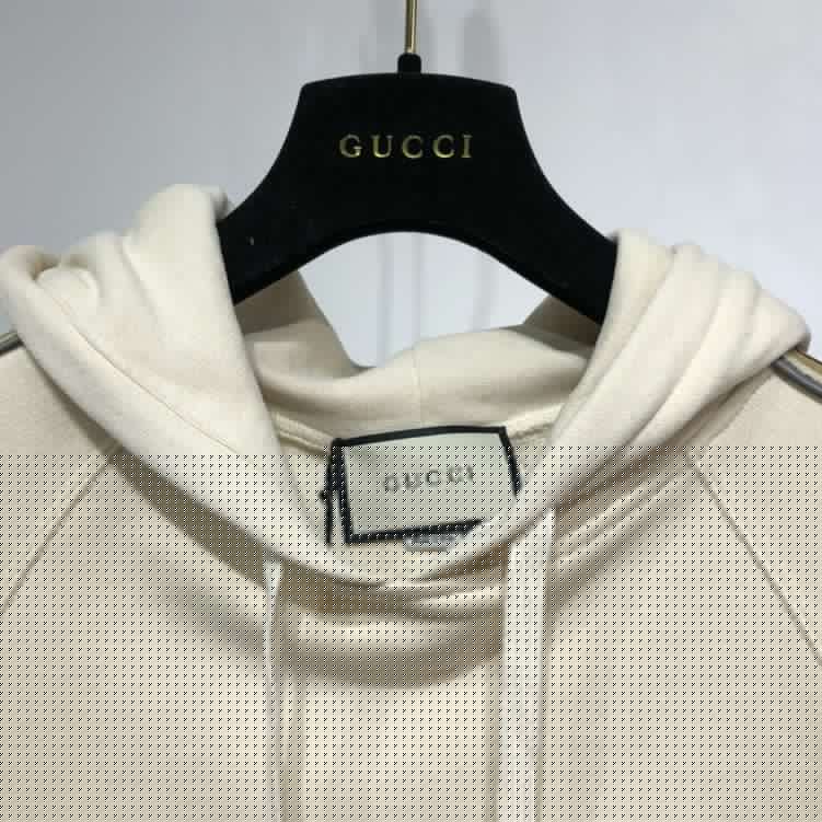 GUCCI COTTON JERSEY HOODED SWEATSHIRT - GCK019