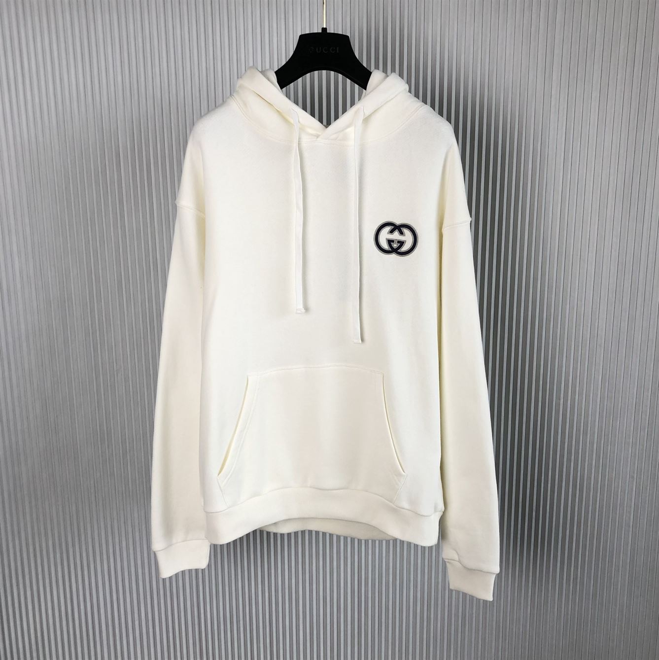 GUCCI COTTON JERSEY HOODED SWEATSHIRT - GCK020
