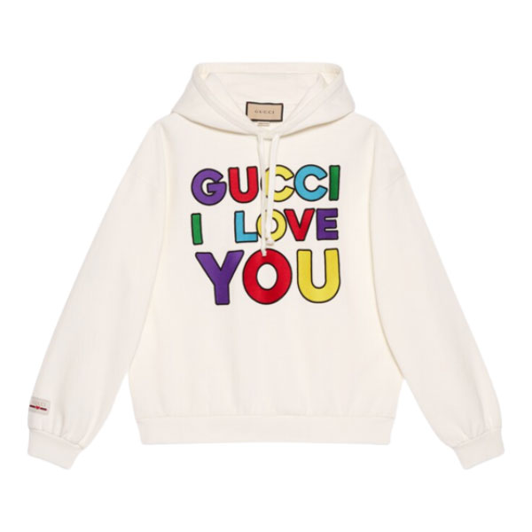 GUCCI COTTON JERSEY SWEATSHIRT WITH PRINT - GCK031