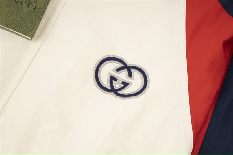 GUCCI COTTON NYLON JACKET WITH PATCH - GCJ025