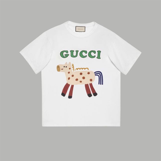 GUCCI COTTON T-SHIRT - GGS055