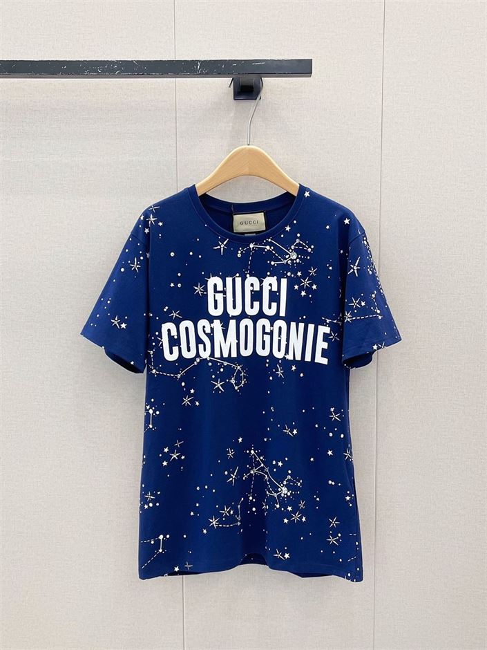 GUCCI 'CRUISE 2023 GUCCI COSMOGONIE' COTTON JERSEY T-SHIRT - GGS038
