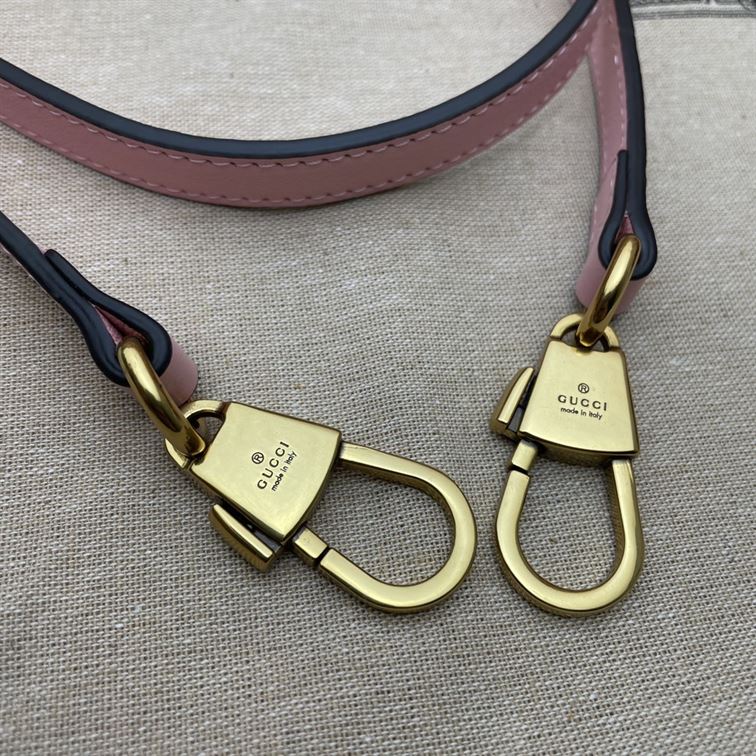 GUCCI DIANA SMALL NOTE BAG IN PINK LEATHER