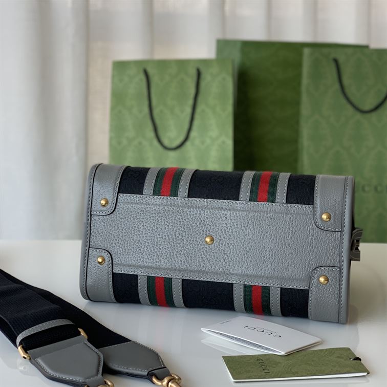 GUCCI DOUBLE G TOP HANDLE SMALL NOTE BAG