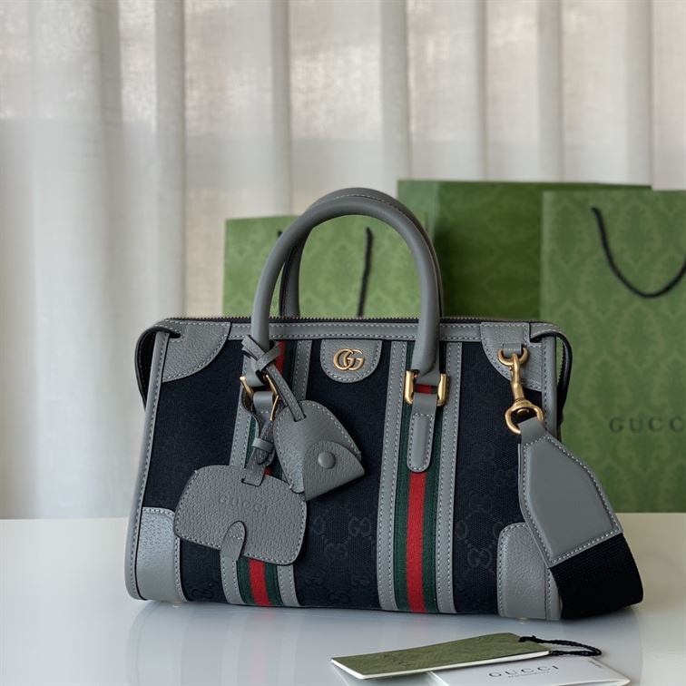 GUCCI DOUBLE G TOP HANDLE SMALL NOTE BAG