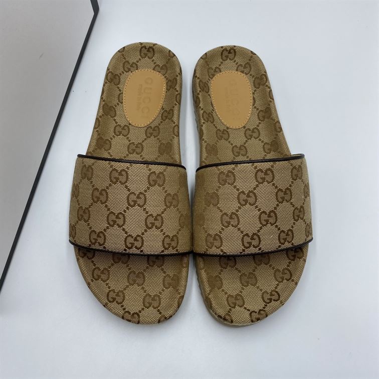 GUCCI GG CANVAS FLIP FLOP SANDAL - GSL001