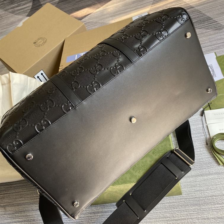 GUCCI GG EMBOSSED DUFFLE BAG - BG035