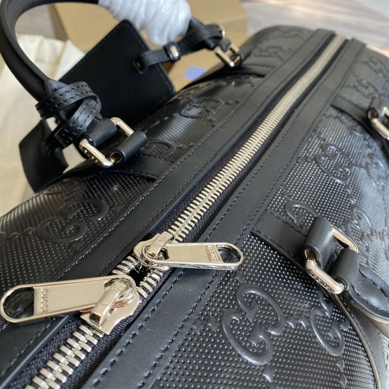 GUCCI GG EMBOSSED DUFFLE BAG - BG035