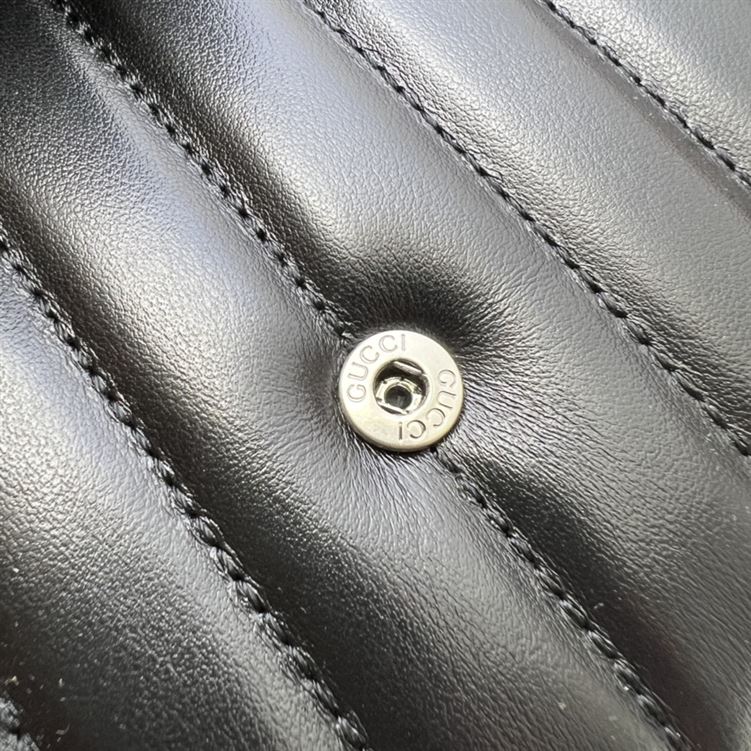 GUCCI GG MARMONT MINI BLACK BAG