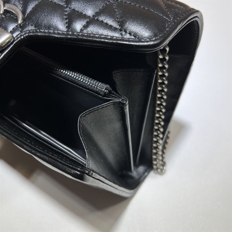 GUCCI GG MARMONT MINI BLACK BAG