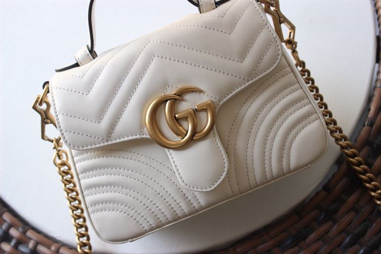 GUCCI GG MARMONT MINI TOP HANDLE BAG