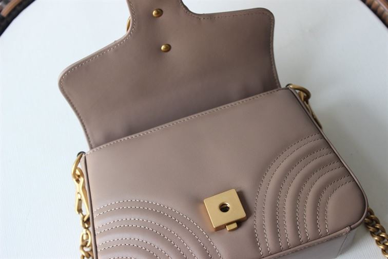 GUCCI GG MARMONT MINI TOP HANDLE BAG