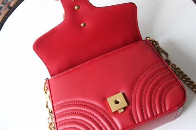 GUCCI GG MARMONT MINI TOP HANDLE BAG