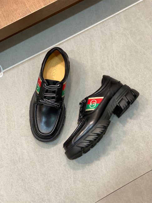 GUCCI GG PLATFORM LACE-UP SHOES - GL028