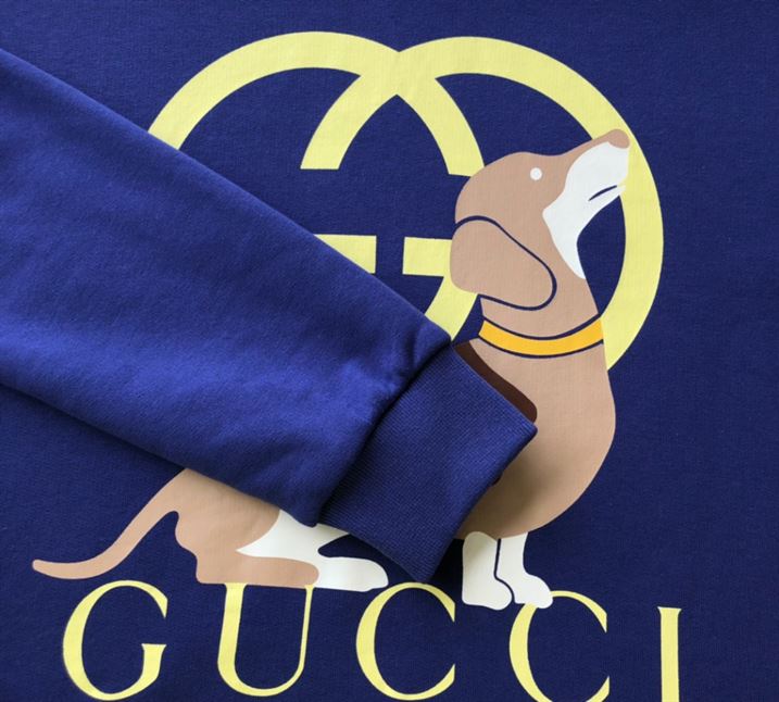 GUCCI 'GUCCI WOOF WOOF' PRINT SWEATSHIRT - GCK049