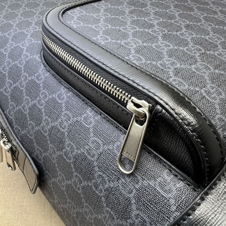 GUCCI INTERLOCKING DOUBLE G BACKPACK IN BLACK - BG016