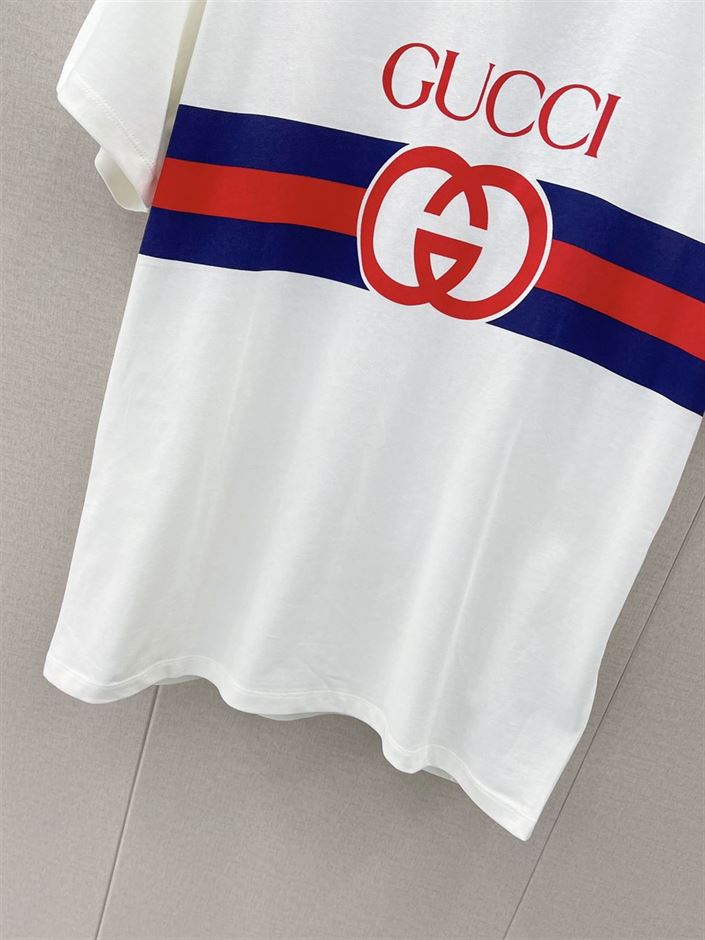 GUCCI INTERLOCKING G COTTON T-SHIRT - GGS028