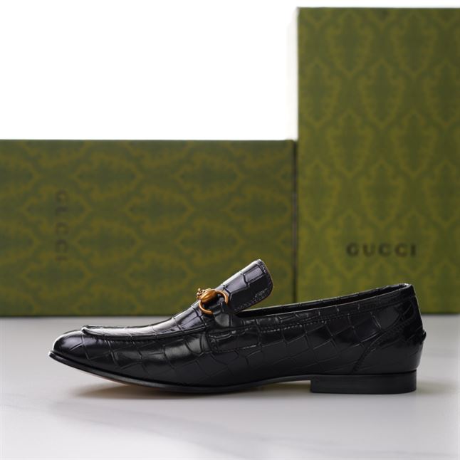 GUCCI JORDAAN CROCODILE LOAFER - GL015