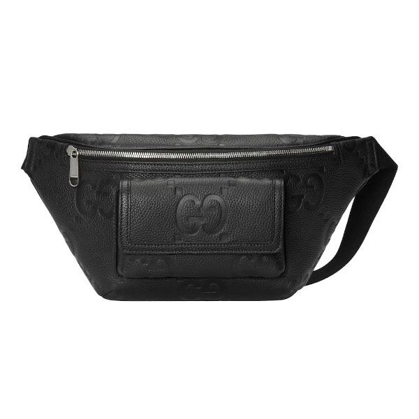 GUCCI JUMBO GG BELT BAG BLACK - BG042