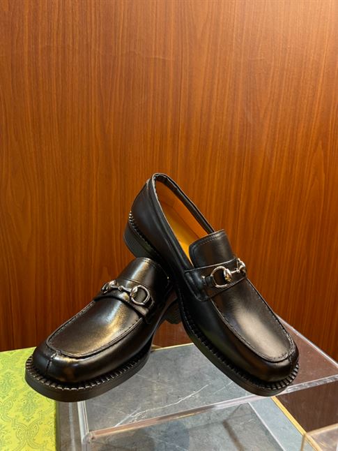 GUCCI LOAFER CHAIN BLACK - GL017