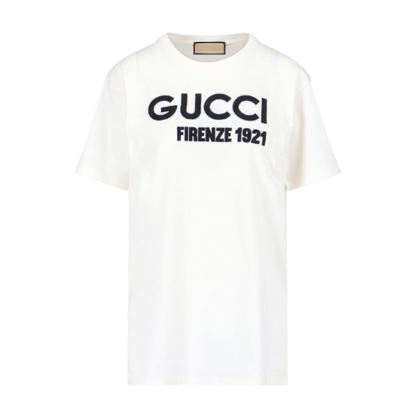 GUCCI LOGO EMBROIDERY T-SHIRT - GGS058