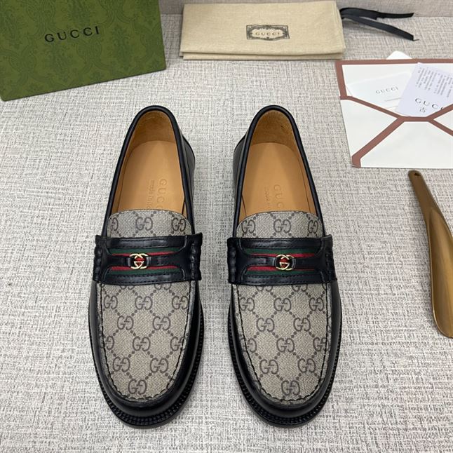 GUCCI MEN'S LOAFER WITH INTERLOCKING G - GL004