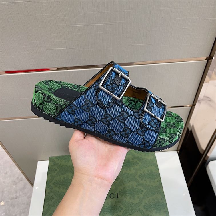 GUCCI MEN'S SLIDE SANDAL WITH STRAPS - GSL031